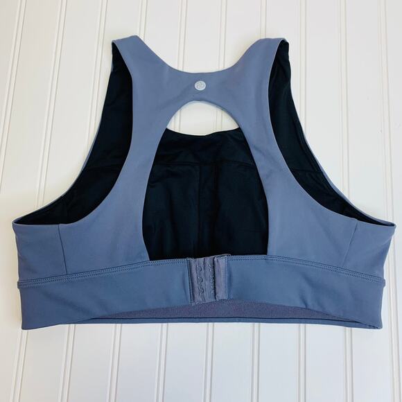 Zella Studio Lite Sports Bra Gray Bluish Sz Large - Picture 5 of 6